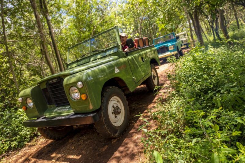 Uxmal: Vintage Land Rover Expedition to Uxmal Cenotes - Included in the Tour