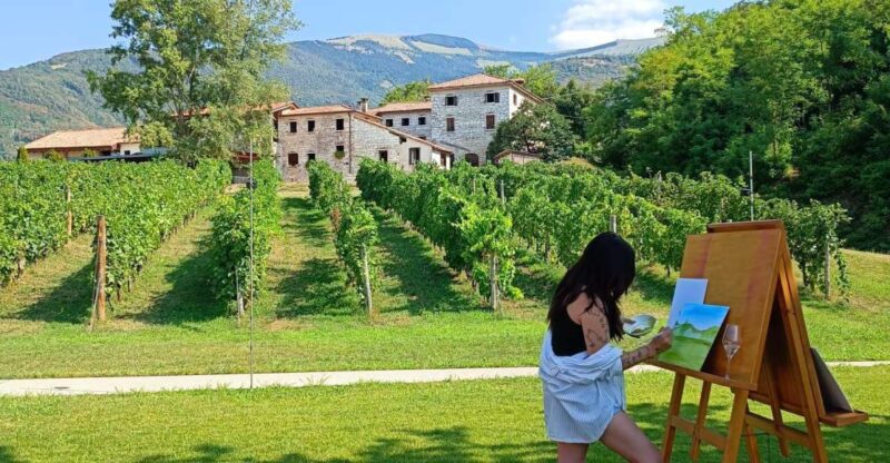 Valdobbiadene: Art and Wine-Painting Session in the Vineyard - Key Points