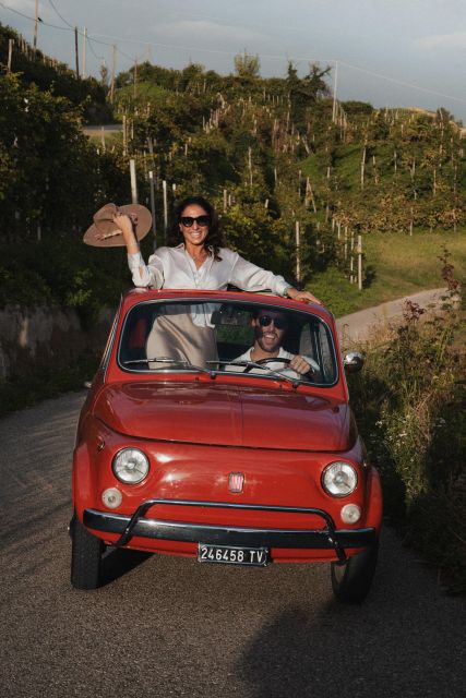 Valdobbiadene: Prosecco Hills With the Vintage 500 - Included Vehicle and Route