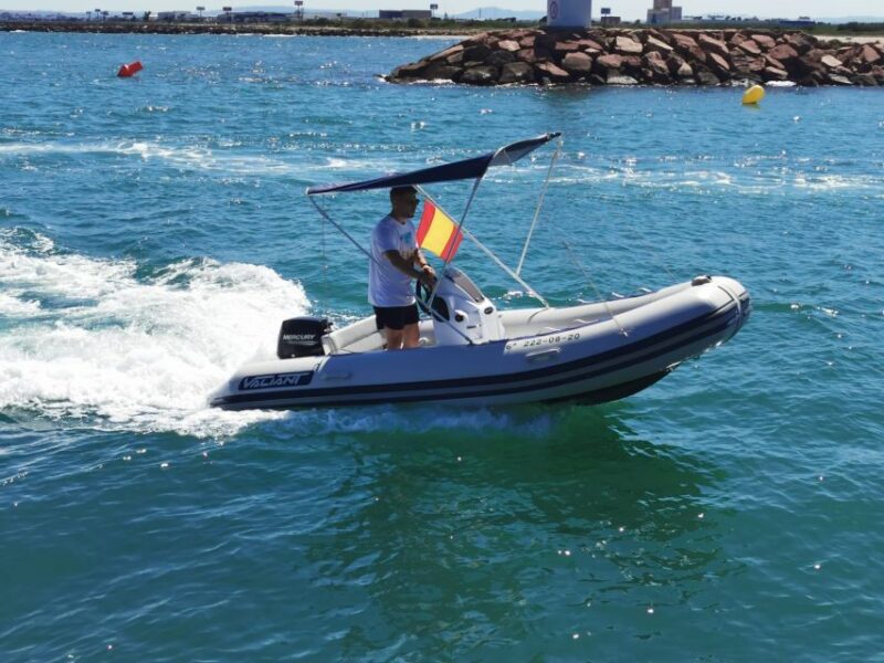 Valencia: Boat Rental Without a License Poblafarnals Beach Club - Legal Age Requirement