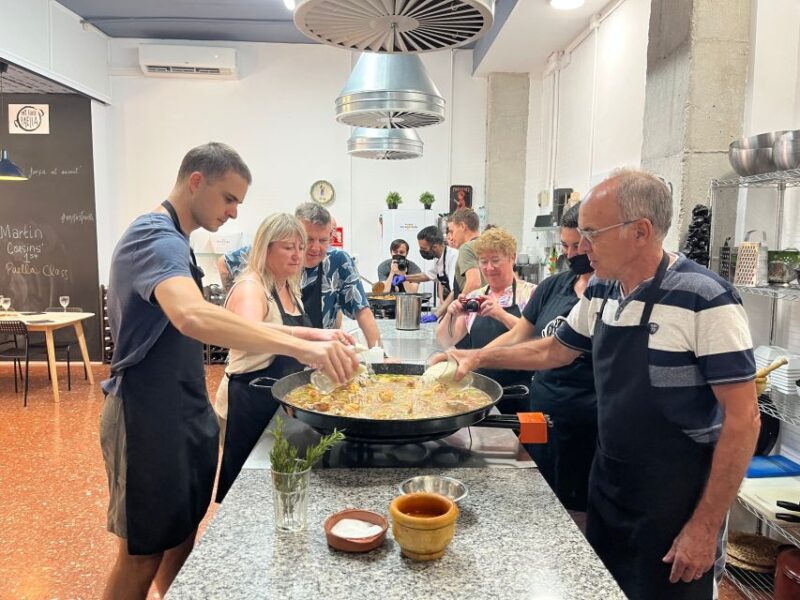 Valencia: Paella Workshop, Tapas and Ruzafa Market Visit - Tapas, Wine, and Dessert