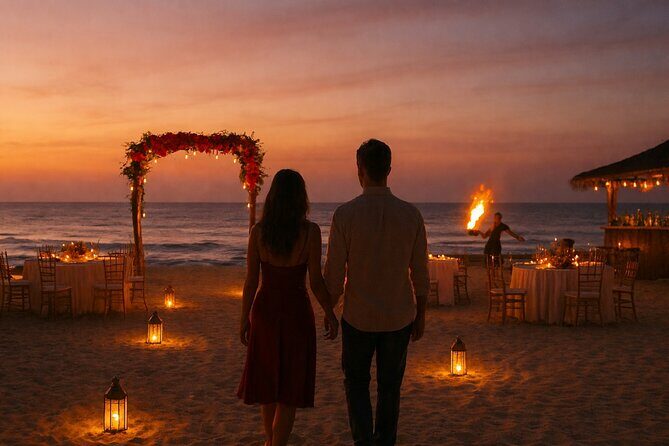 Valentine Day Beach Dinner and Fire Works Experience - What to Expect from the Valentine’s Day Beach Dinner