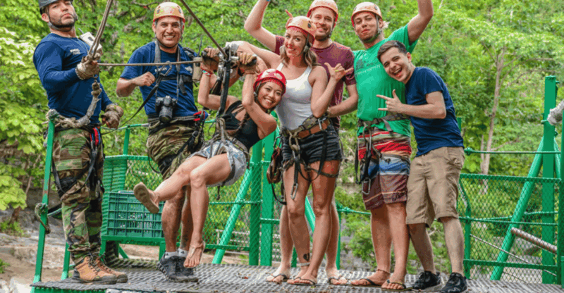 Vallarta: Canopy Zipline Adventure With Speedboat - River Activities and Slides