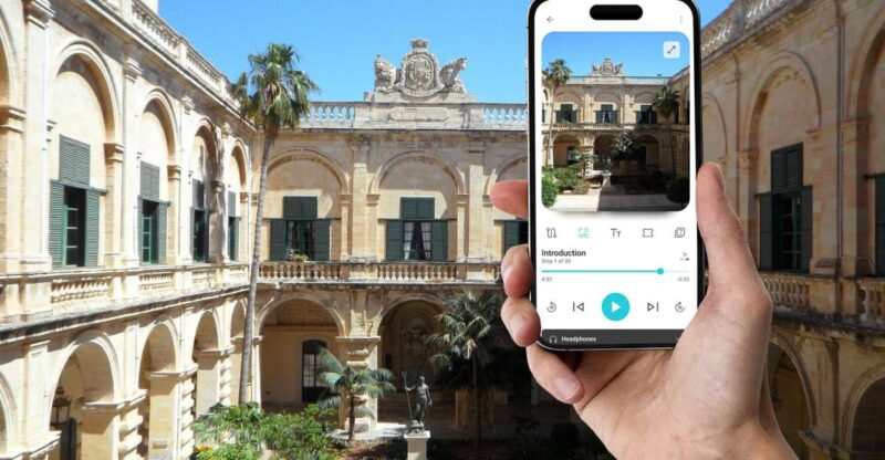 Valletta: Historic Center Self-Guided Audio Tour (ENG) - Key Points