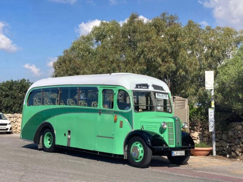 Valletta: Sunday Vintage Bus to Marsaxlokk - Transportation Details