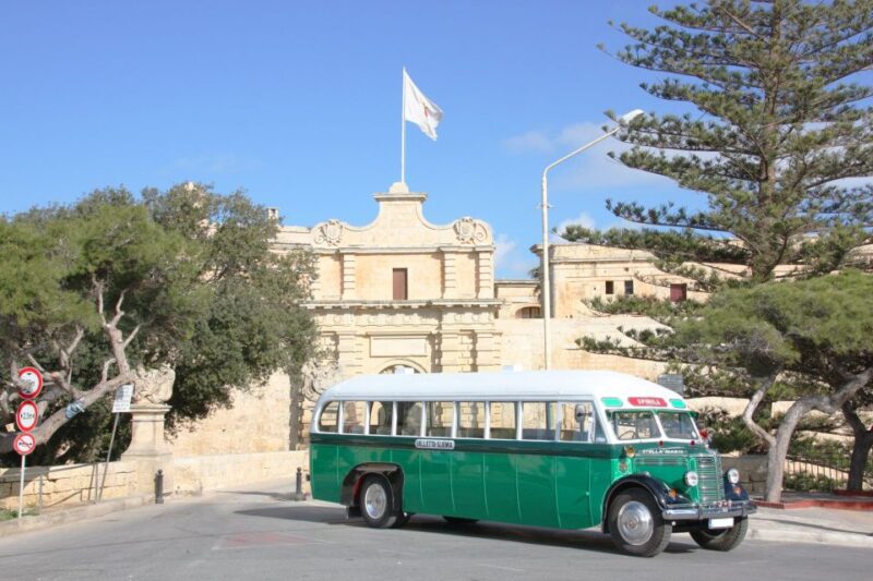 Valletta: Vintage Bus to Valletta, Sliema, Rabat & Mdina - Key Points