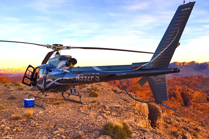 Valley of Fire Helicopter Tour and Landing With Champagne Toast - Meeting Point and Transportation