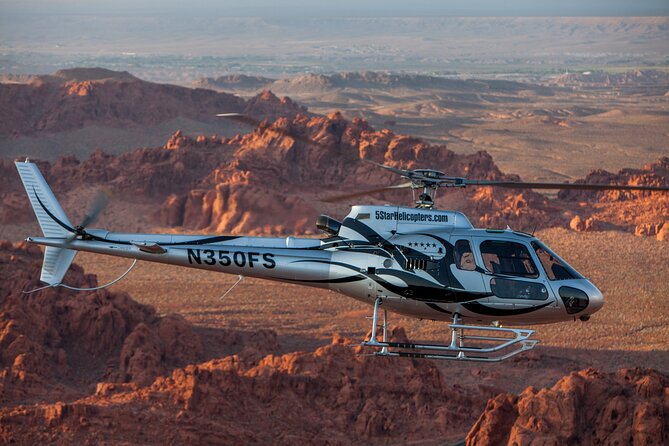 Valley of Fire Helicopter Tour and Landing With Champagne Toast - Exploring the Private Bluff