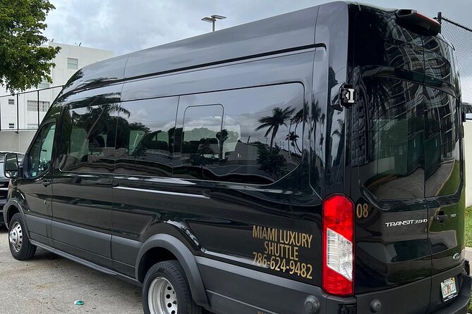 Van Ft Lauderdale Airport or Hotel To Miami Port or Hotel - Shuttle Capacity and Features