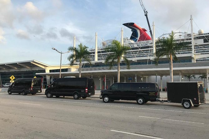 Van Ft Lauderdale Airport or Hotel To Miami Port or Hotel - Pickup and Drop-off Locations