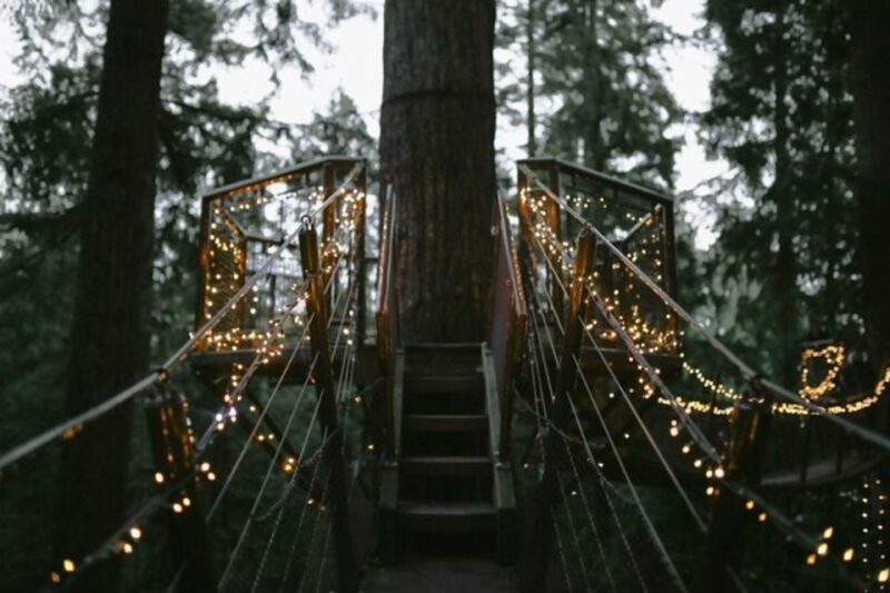 Vancouver Capilano Canyon Light&Peak of Christmas in Grouse - Reindeer and Santa