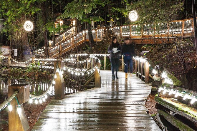 Vancouver City and Capilano Suspension Bridge Canyon Lights Tour - Granville Island Excursion