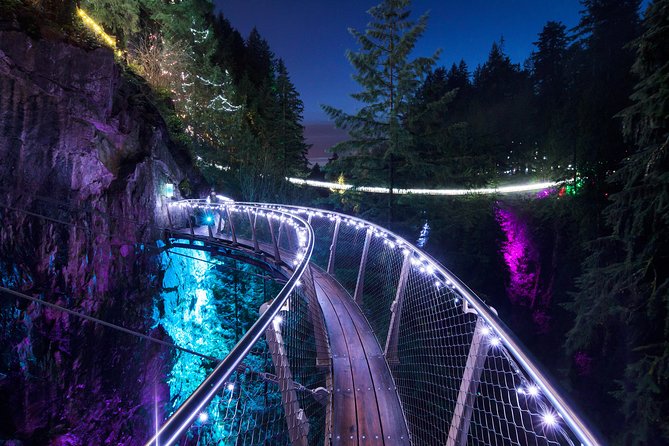 Vancouver City and Capilano Suspension Bridge Canyon Lights Tour - Tour Logistics and Inclusions
