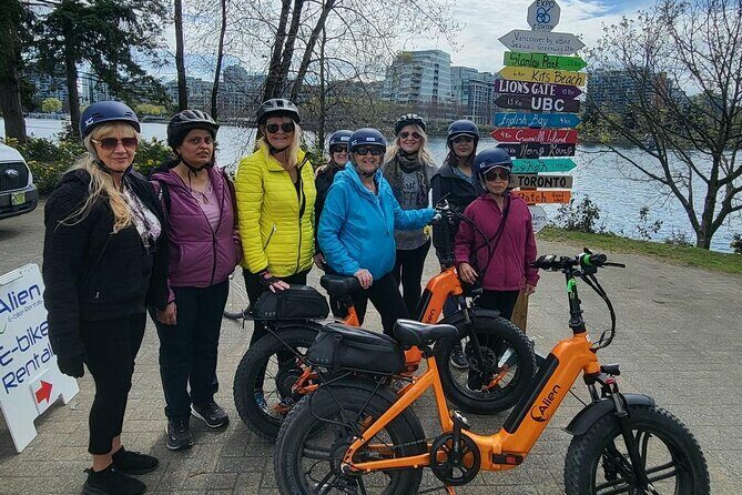 Vancouver E-Bike Rentals - Premium Seawall Bike Path Location - An Ideal Starting Point on the Waterfront