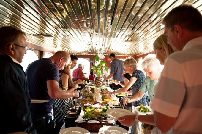 Vancouver: Evening Cruise With Dinner Buffet - Sailing Route and Duration