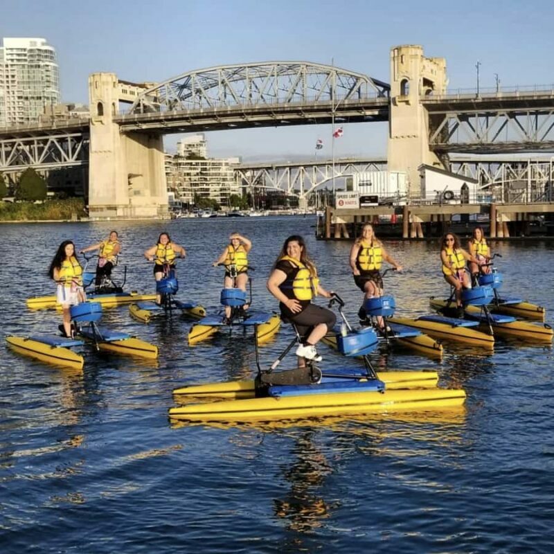 Vancouver: Water Bike Rental in False Creek - Key Points