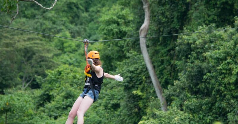 Vang Vieng: Half-Day Zip Lining With Cave Exploration Option - Experience Highlights