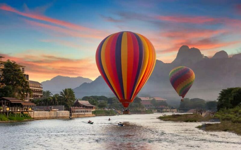 Vang Vieng: Hot Air Balloon Ride at Sunrise or Sunset - The Sum Up