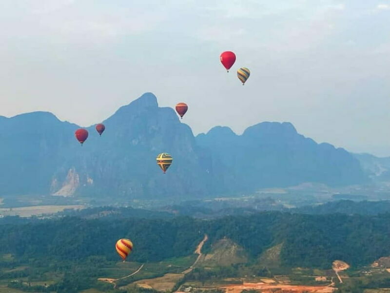 Vang Vieng: Hot Air Balloon Ride with City Hotel Pickup - An Overview of the Experience