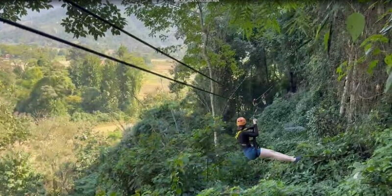 Vang Vieng: Hot Air Balloon,Kayak,Zipline,Blue lagoon1 Tour - Key Points