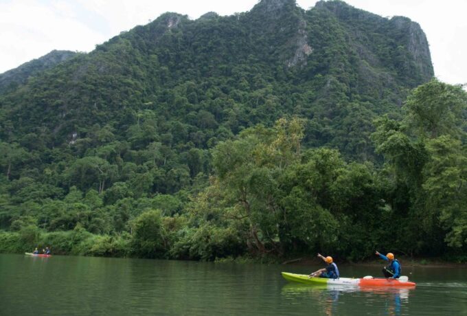 Vang Vieng: Kayaking & Cave Tubing With Zip Line/Blue Lagoon - Tubing in Tham Nam Cave