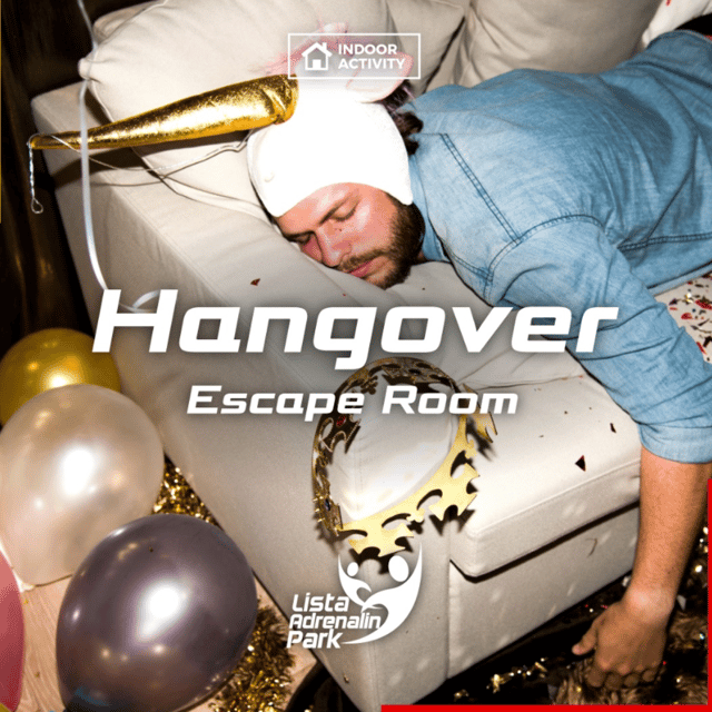 Vanse: Hangover - Escape Room Experience - Group Size and Age Requirement