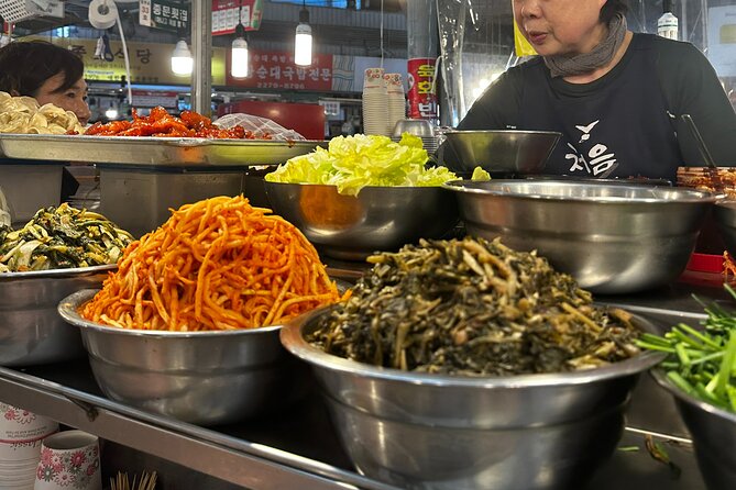 Vegan & Vegetarian Korean Market Adventure Gwangjang Market - Diverse Accommodating Dishes