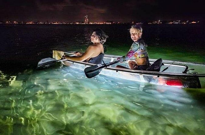 Venice Clear Kayak Glass Bottom LED Night Tour - Key Points