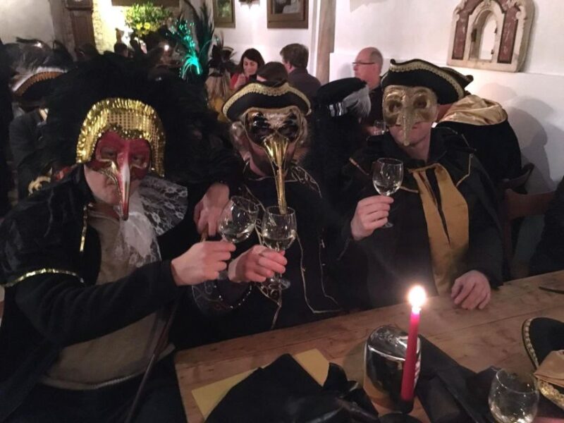 Venice: Venetian Style Carnival Pub Crawl - Booking and Cancellation Policy