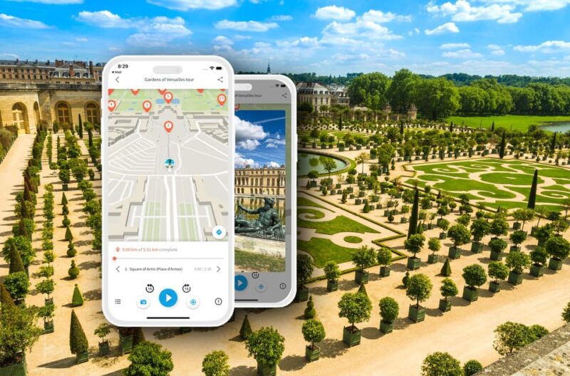 Versailles Gardens: Tour With an Audio Guide (No Ticket) - Entry Ticket Information