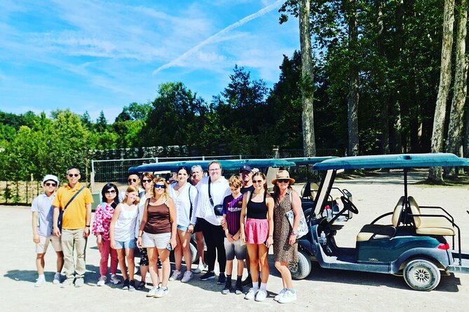 Versailles Golf Cart Guided Tour + Romantic Boat With Champagne - Golf Cart Tour