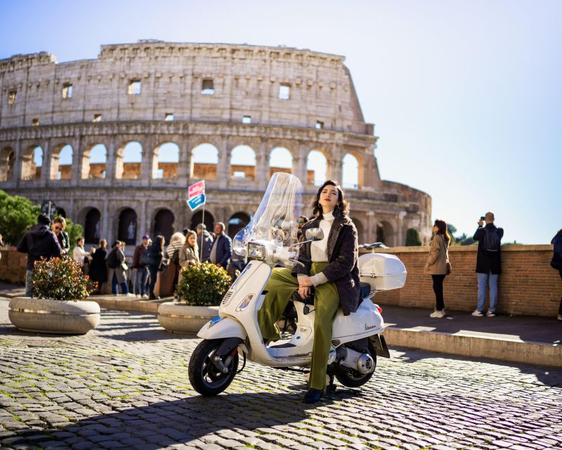 Vespa Scooter Tour in Rome With Pro-Photographer - Frequently Asked Questions
