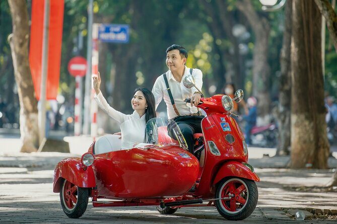 Vespa Sidecar Sightseeing Tour in Hanoi - First Stop: Hanoi Opera House