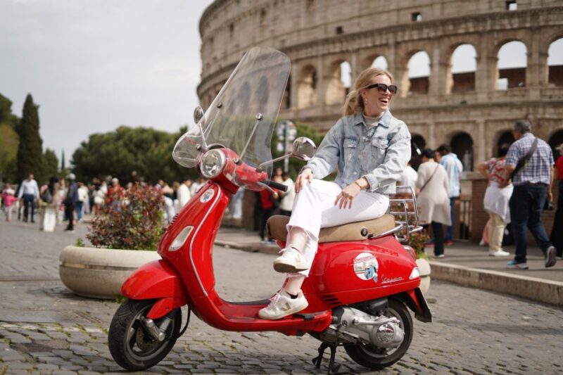 Vespa - Wine and Photo Tour in Rome - Included Experiences