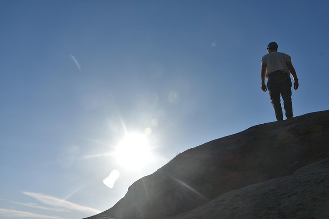 Via Ferrata in the Biggest Waterfall of the Cyclades - Traversing the Cliffsides With Awe
