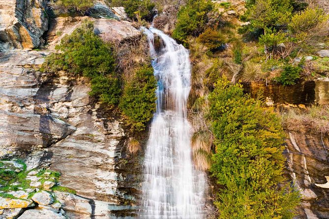 Via Ferrata in the Biggest Waterfall of the Cyclades - Rappelling Over the Boulders Gracefully