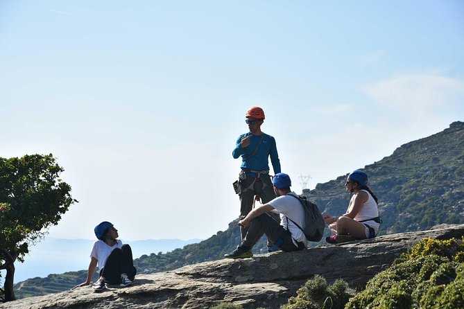 Via Ferrata in the Biggest Waterfall of the Cyclades - Convenient Transportation and Meeting Points