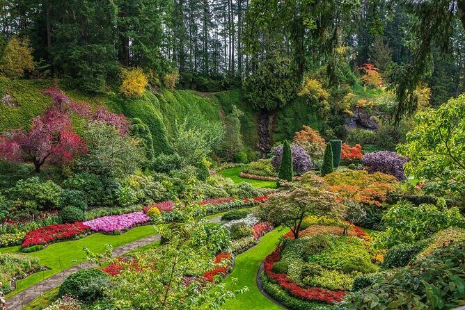 Victoria and Butchart Gardens Tour with Gulf Island Ferry - Key Points