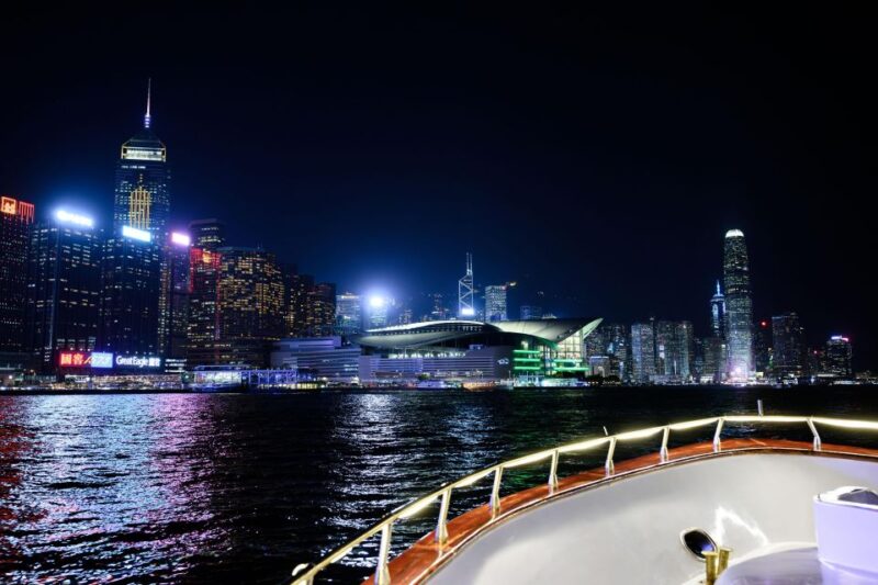 Victoria Harbour: Night Yacht Tour With Stunning Views - Participant Details and Language Options