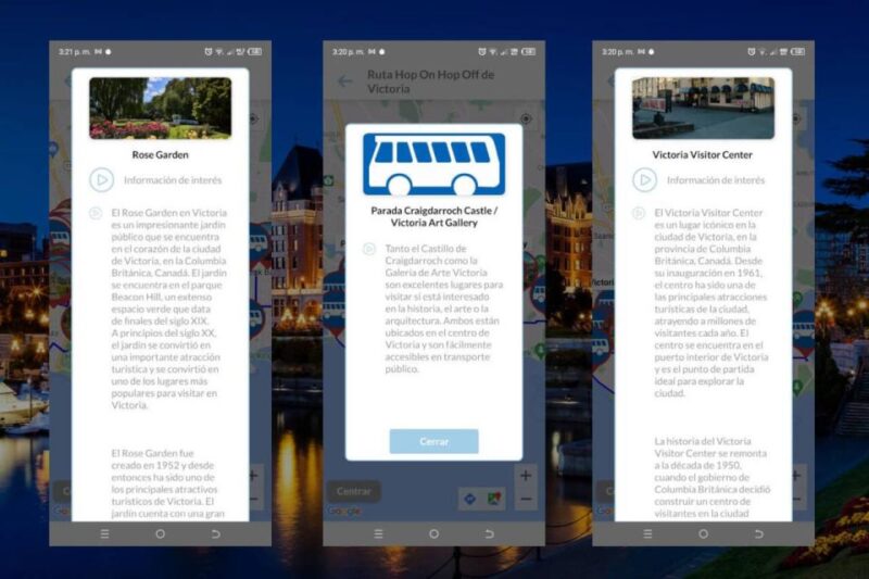 Victoria Self-Guided Tour App - Multilingual Audioguide - Multilingual Audio Experience