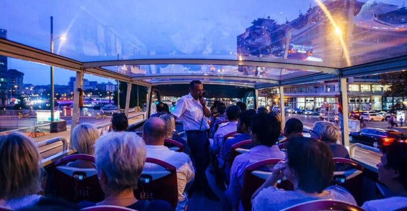 Vienna: Big Bus City Highlights Night Tour With Live Guide - Open-top Double Decker Experience