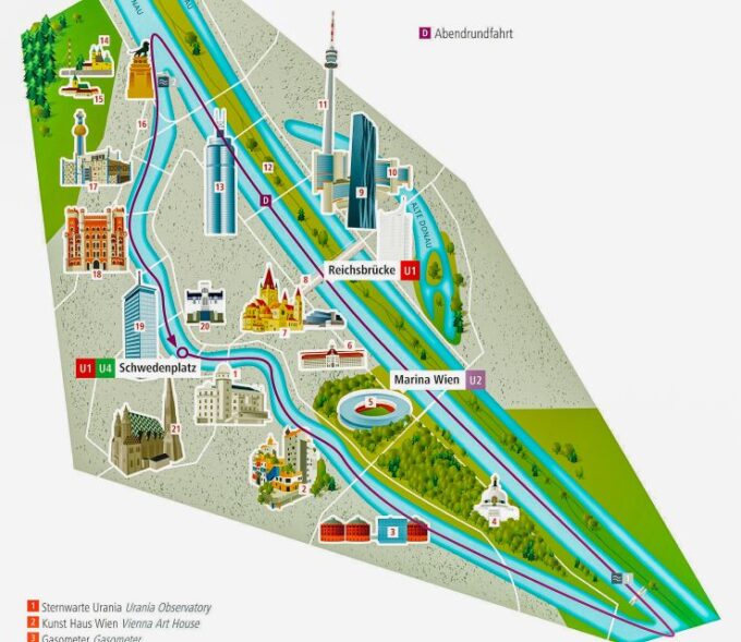 Vienna: Evening Cruise Along The Danube - Meeting Point and Location