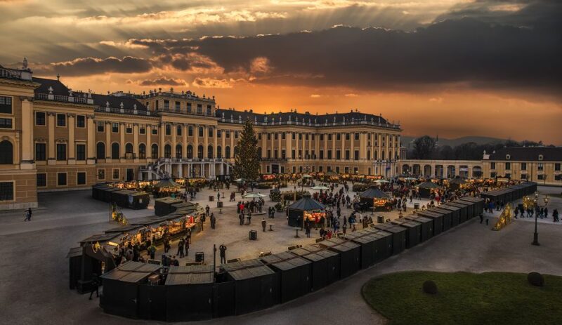 Vienna: Schönbrunn Christmas Market and Classical Concert - Culinary Offerings and Vouchers
