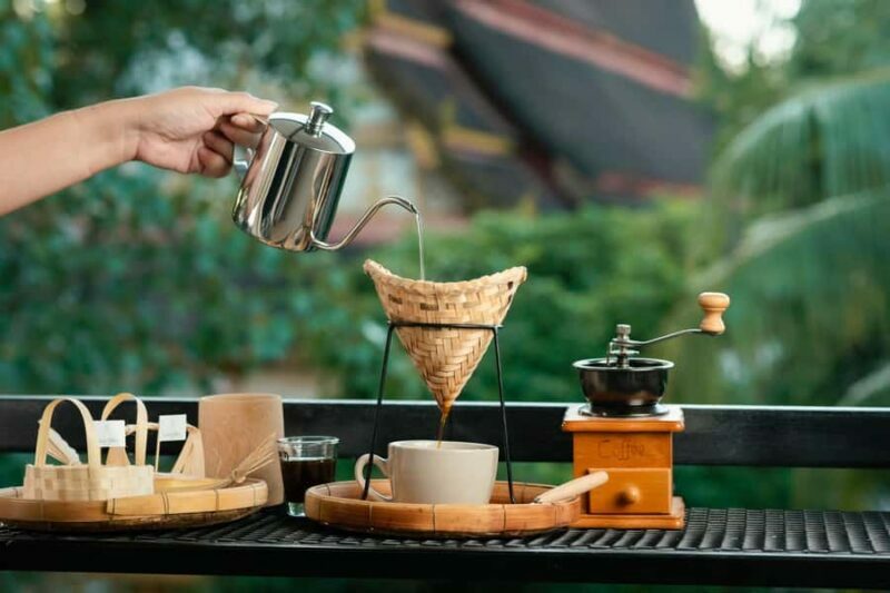 Vientiane: Self Bamboo Drip Coffee with Temple View - The Value of the Experience