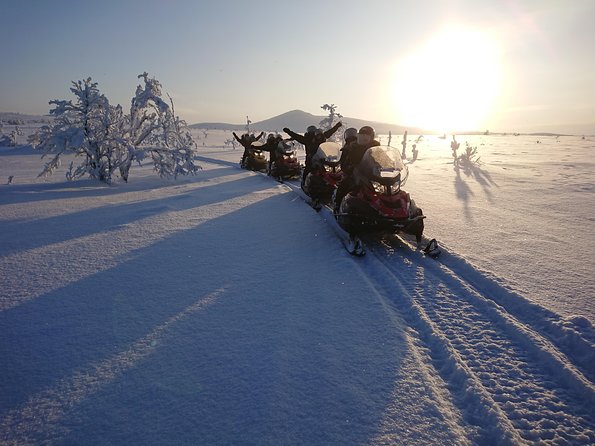 Views Over Lapland by Snowmobile and Visit the Reindeer - Lunch at Northern Lights Lodge