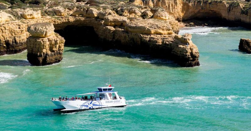 Vilamoura: Benagil Cave Quest Boat Tour - Tastings Included