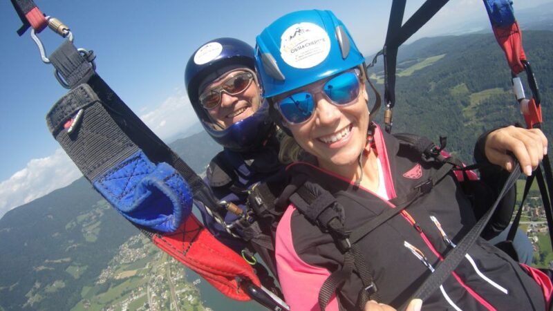 Villach/Ossiachersee: Paragliding Action Tandem Flight - Group Size and Duration