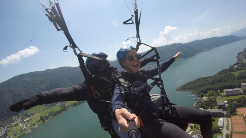 Villach/Ossiachersee: Paragliding Panoramic Tandem Flight - Breathtaking Views of Carinthian Landscape