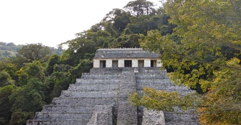 Villahermosa: Roberto Barrios Waterfall and Palenque - Mayan Archaeological Zone of Palenque