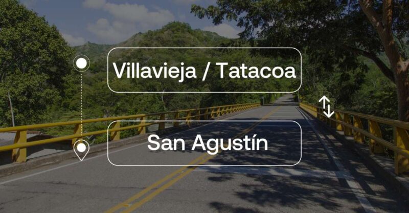 Villavieja to or From San Agustín Private Transfer - Vehicle Information